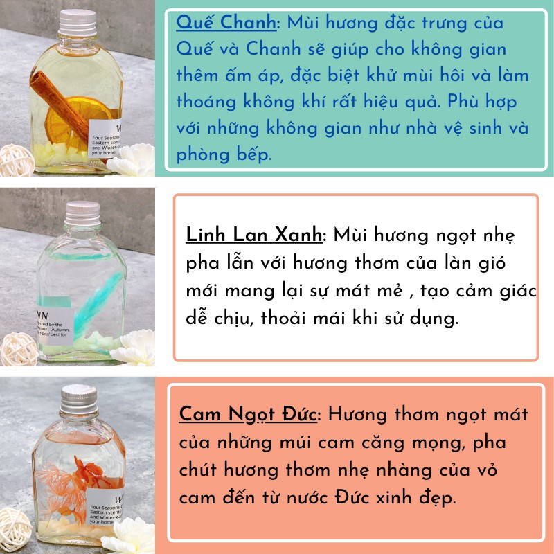 Tinh dầu thơm phòng phát sáng ban đêm nguyên liệu thiên nhiên Nước hoa thơm phòng có que khuếch tán hương thơm