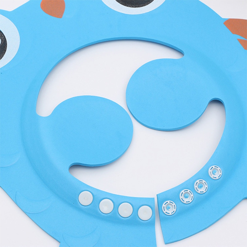 Youyo Mũ Chắn Nước Gội Đầu Bảo Vệ Tai Hình Cá Có Thể Điều Chỉnh Cho Bé Sơ Sinh