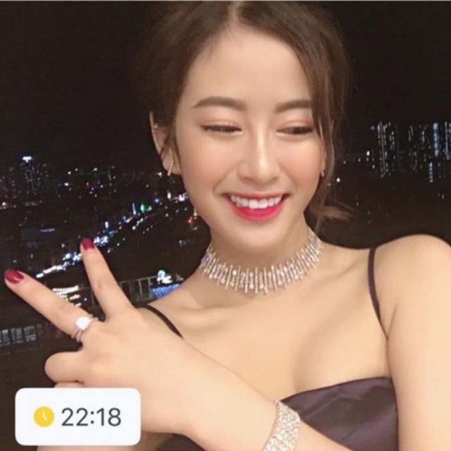 Vòng cổ/Chocker răng cưa đính FULL đá cao cấp sang chảnh siêu xinh