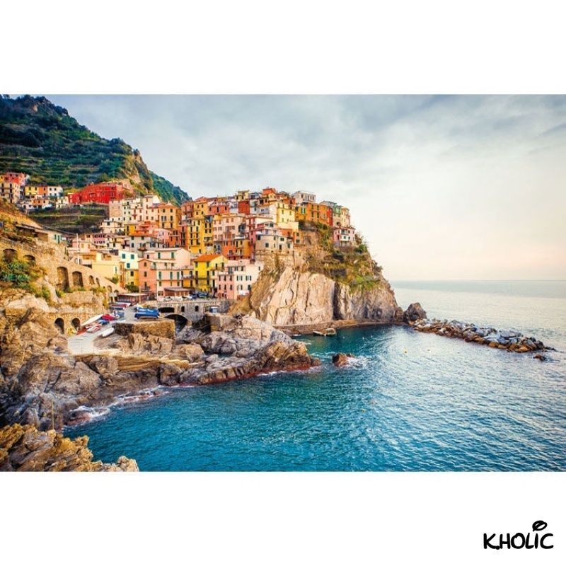 Bộ Xếp Hình 300 / 500 / 1000 Miếng Ghép Hình Phong Cảnh Bằng Gỗ