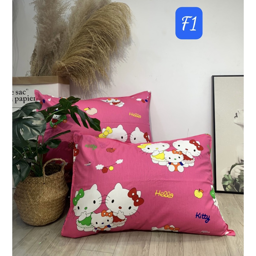 Vỏ gối nằm,Vỏ gối ôm cotton chính hãng, giặt được bằng tay và máy