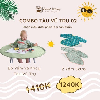 Combo Bộ yếm và Khay TVT & 2 Yếm Extra - [Tidy Tot UK]