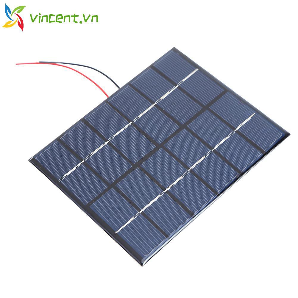Tấm Pin Năng Lượng Mặt Trời 2w 6v 330ma Tiện Dụng