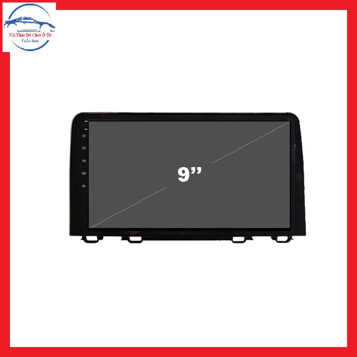 MẶT DƯỠNG LẮP DVD ANDROID CHO XE HONDA CRV 2018-2019 9INCH CANBUS CÓ JACK NGUỒN ZIN