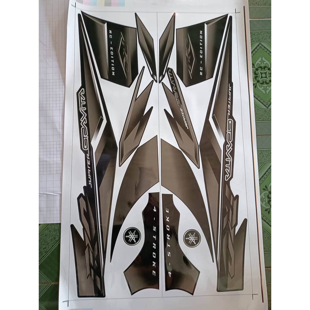 Tem rời jupiter gravitar RC đen trắng