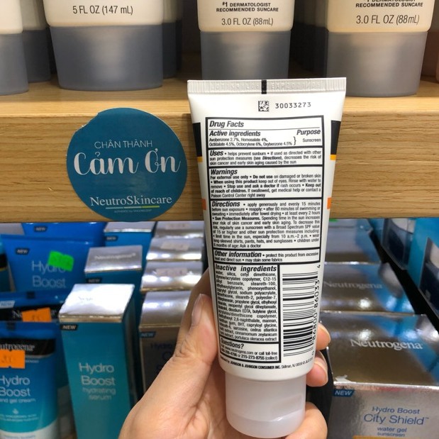 Kem chống nắng Neutrogena Clear Face SPF 55