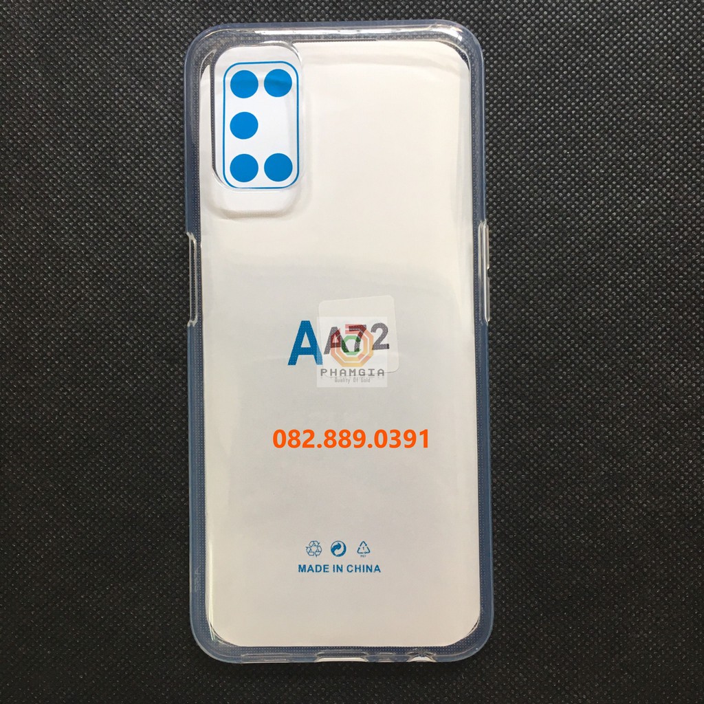 Ốp lưng Oppo A72 ốp trong siêu dẻo