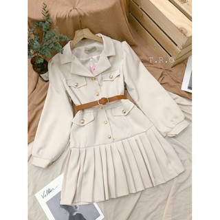 Ảnh Thật - Váy vest đuôi cá kèm belt .