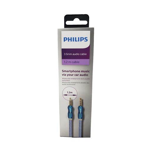 Cáp loa 1 đầu 3 ly ra 1 đầu 3 ly 1-1 Philips swa 7234b/94 có hỗ trợ micro AUX