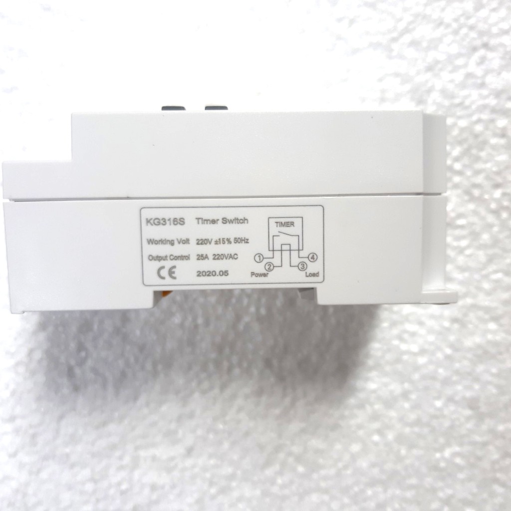 Timer hẹn giờ KG316S hẹn giờ tối thiểu 1 giây 32 chương trình- công tắc hẹn giờ, bộ hẹn giờ tự động - Esmarthome