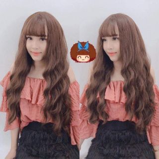 Tóc bộ nguyên đầu xoăn sóng nước sang chảnh