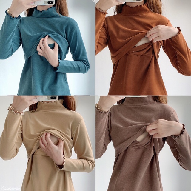 AD12 Áo giữ nhiệt cho con bú, áo vạch cho con ti