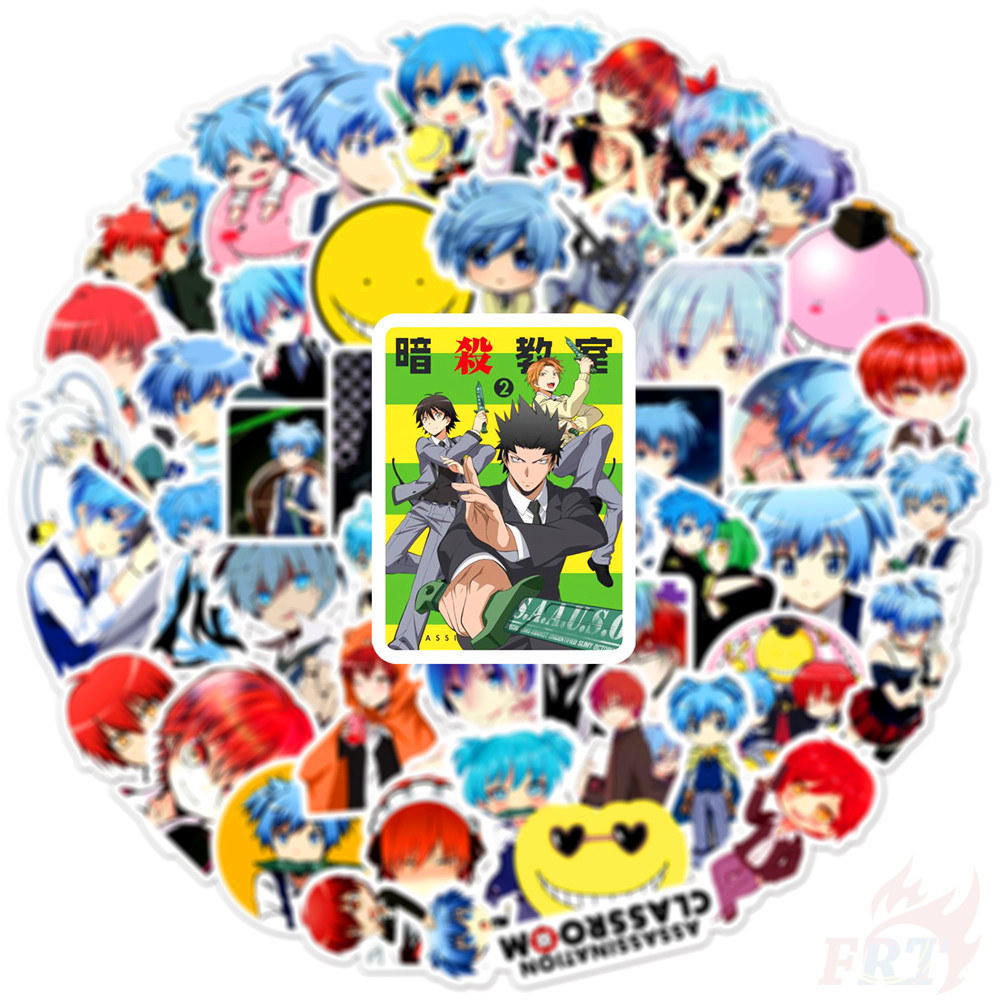 ❉ Assassination Classroom - Series 02 Anime Shiota Nagisa Korosensei Stickers ❉ 50Pcs/Set DIY Fashion Mixed Waterproof Doodle Decals Stickers