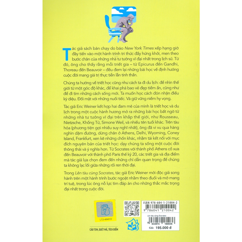 Sách - Lên Tàu Cùng Socrates: Đi Tìm Ý Nghĩa Cuộc Sống Từ Các Triết Gia