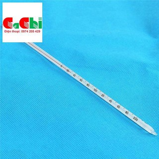 Nhiệt Kế Thủy Ngân, khoảng Đo 0 đến 200 Độ C dài 30cm