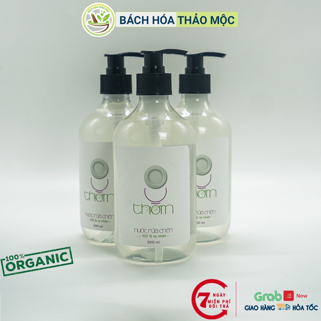 Nước Rửa Chén Bát Hữu Cơ 8 Thơm Sinh Dược Không Hóa Chất | Bách Hóa Thảo Mộc