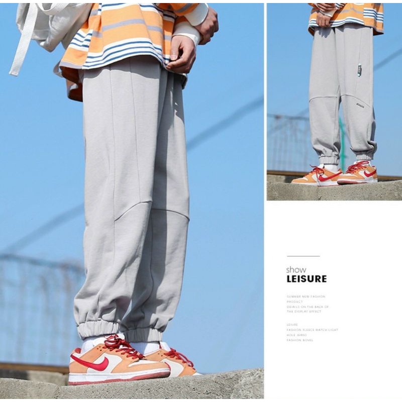 Quần jogger nỉ siêu đẹp, mềm mịn, nam nữ mặc được unisex ulzzang - ẢNH THẬT