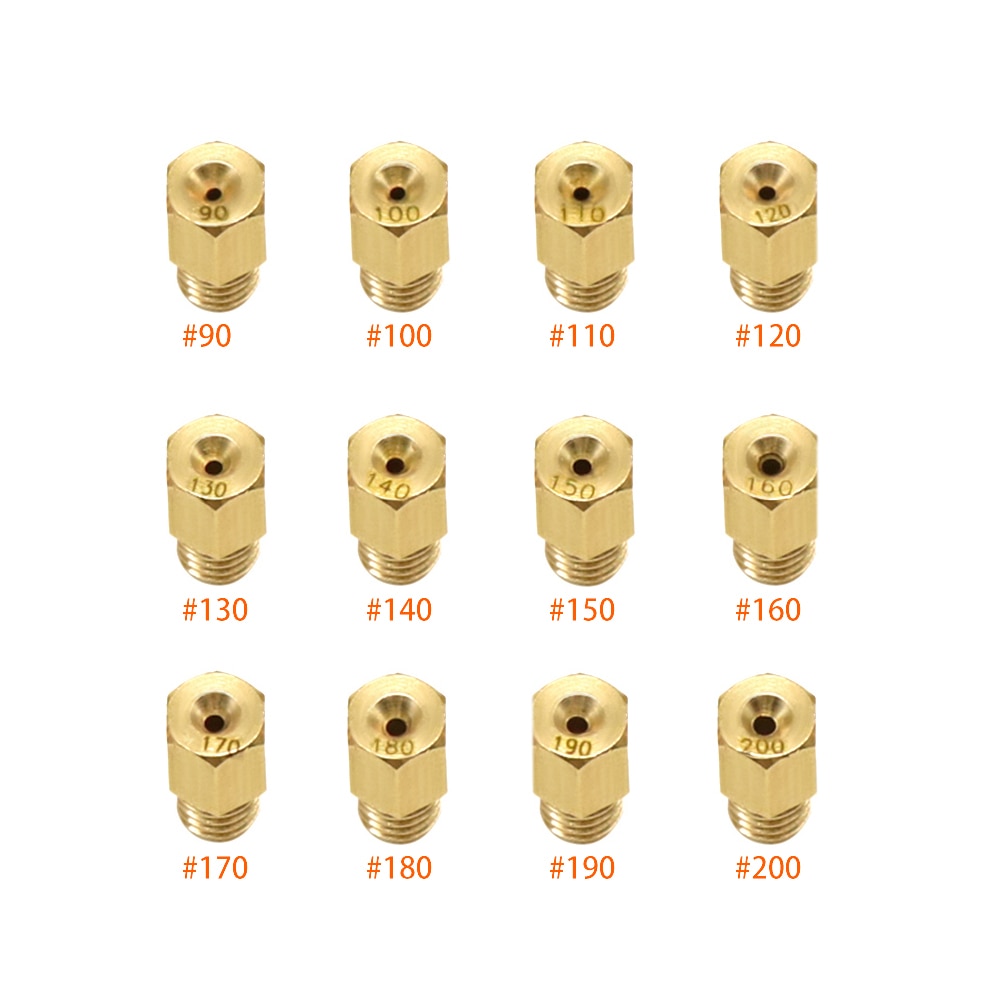 Set 10 Đầu Phun Chính M5 Cho Bộ Chế Hòa Khí MIKUNI VM TMX #90-440