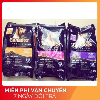 Thức ăn cho chó Ganador Puppy , ADULT cá hồi, ADULT vị cừu Gói 3Kg Thương Hiệu Từ Pháp Giá Tốt