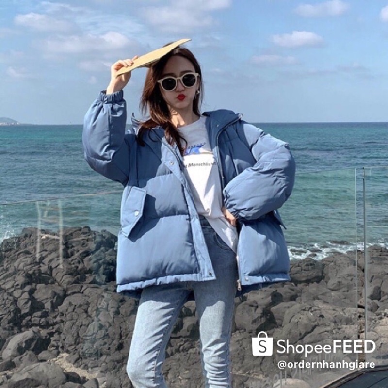 ( Có sẵn ) Áo phao béo xinh đại hàn unisex cả nam lẫn nữ đều mặc đựơc chất dày loại 1 Nahada Shop | BigBuy360 - bigbuy360.vn