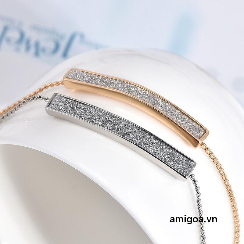 ✨✨Vòng Tay Chuỗi Hạt Pha Lê Mờ Dáng Dài Phong Cách Âu Mỹ Thời Trang