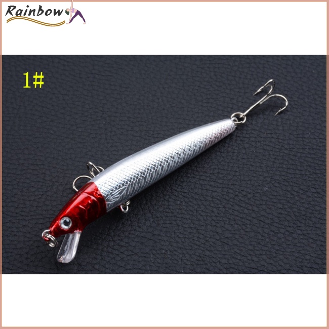 Mồi Câu Cá Giả Bằng Nhựa Cứng 10 Màu Sắc 9.5cm / 8.5g