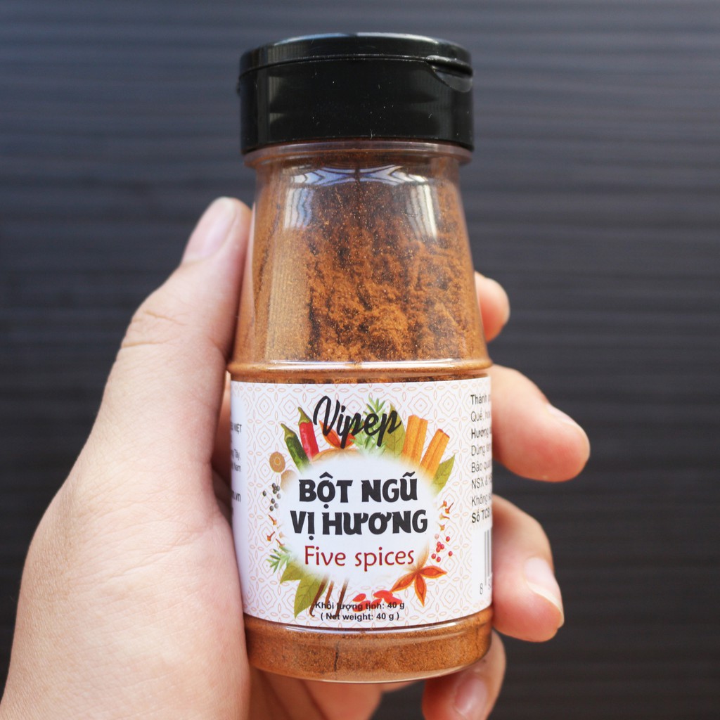 Bột ngũ vị hương Vipep 40gr - Ngũ vị hương nguyên chất từ thành phần tự nhiên