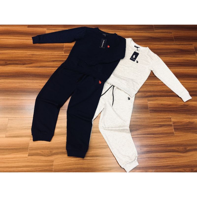 Bộ nỉ polo bé trai size đại