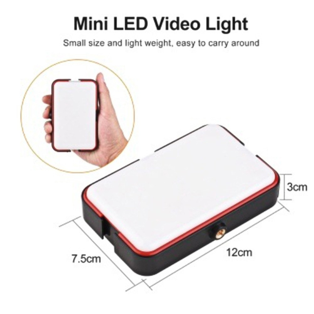 Selfie Mini Phone LED Lamp Portable Fill Light Built-in Battery For Phone