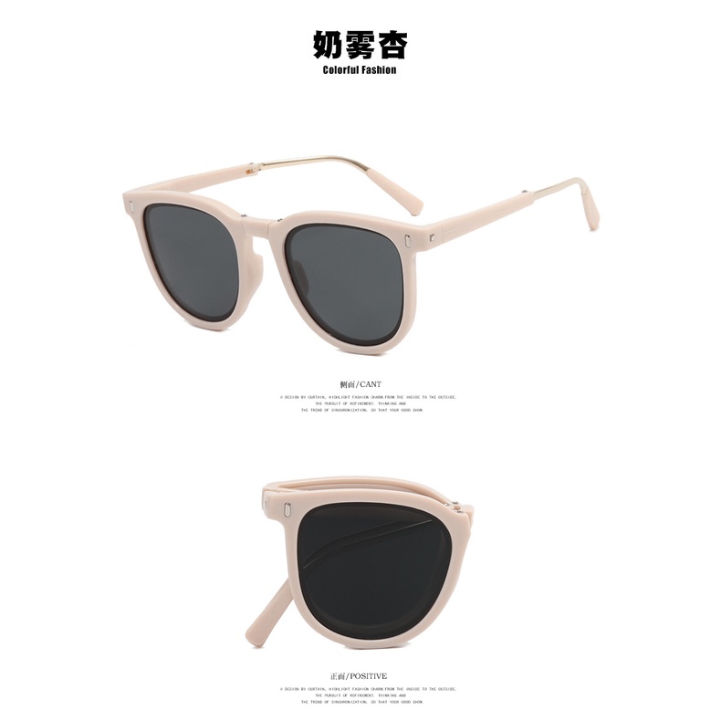 Mã  Kính Mát Gập Lại Chống Tia UV Thời Trang Mùa Hè Mới 2022 Cho Nữ