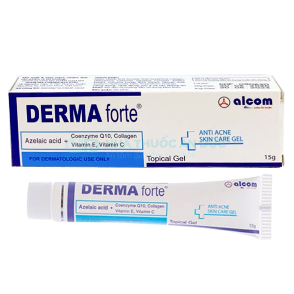 Derma Forte Kem Giảm Mụn Ngừa Thâm Trứng Cá, Mụn Ẩn, Mụn Đầu Đen, Kem Derma Forte 15g