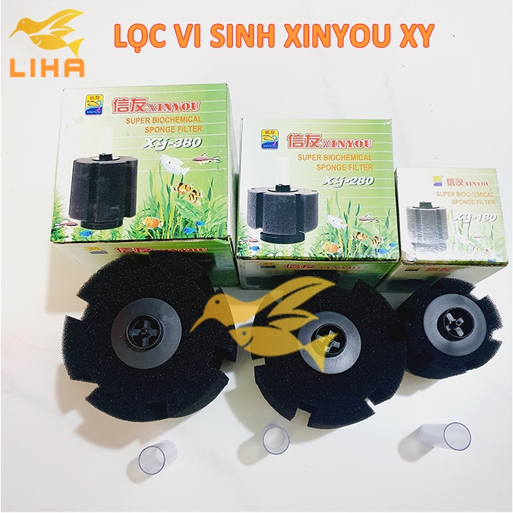 Lọc Sủi Vi Sinh Bio Size Lớn XY-380 Cho Hồ Cá Cảnh