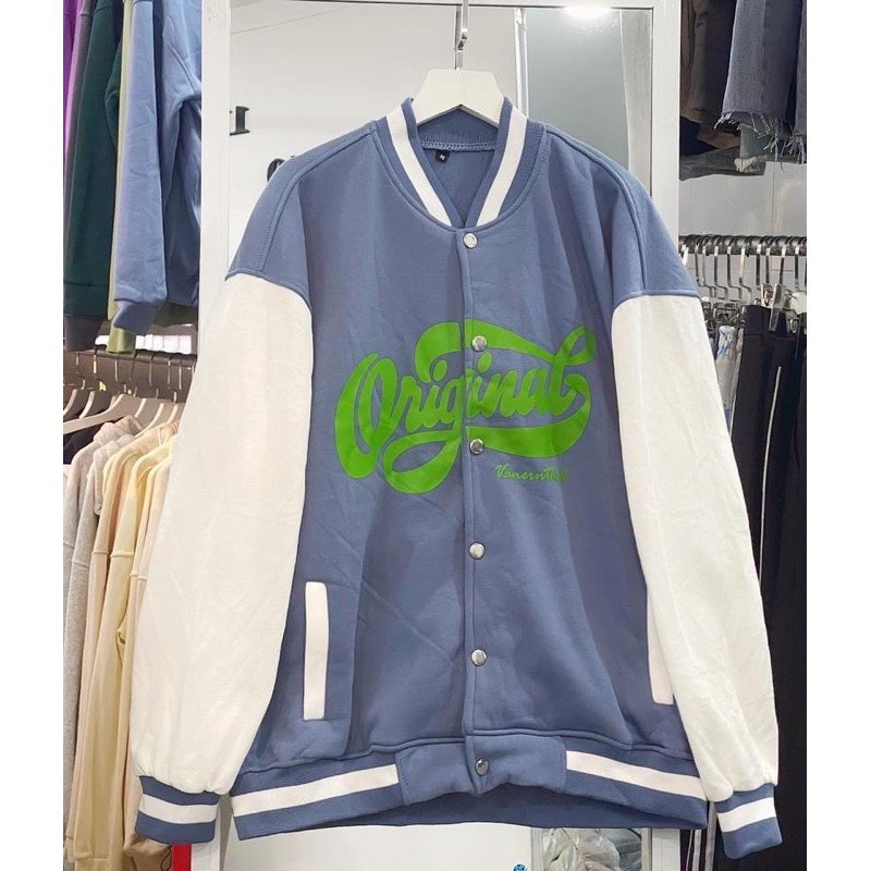 ÁO KHOÁC BOMBER JACKET NỈ BÔNG ORIGINAL | BigBuy360 - bigbuy360.vn