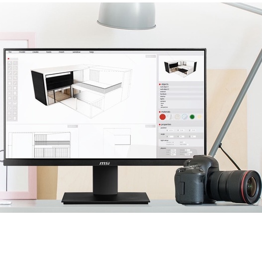 Màn hình máy tính 24 inch MSI Pro MP241 IPS Full viền