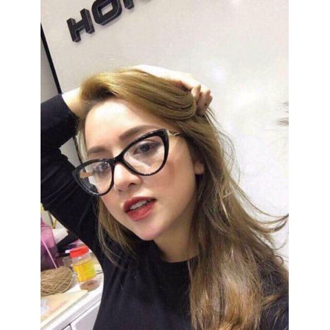 [Mã FARSSTGRE giảm 5K đơn bất kỳ] Mắt kính giả cận mắt mèo hàn quốc💖FREESHIP💖gọng kính mát nữ DR sang chảnh AH308 | BigBuy360 - bigbuy360.vn