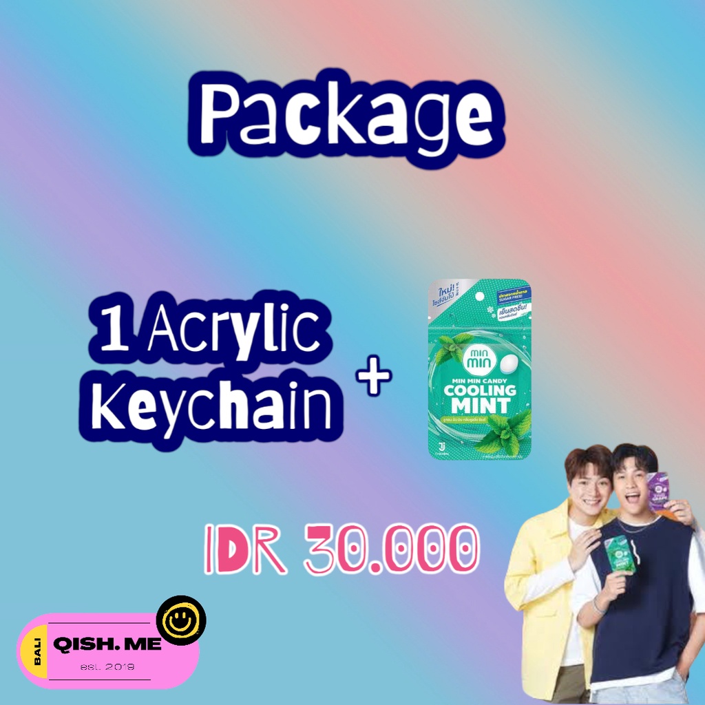 Móc Khóa Acrylic Hình Diễn Viên Thái Lan | Chiều Cao 6cm | Tùy Chỉnh
