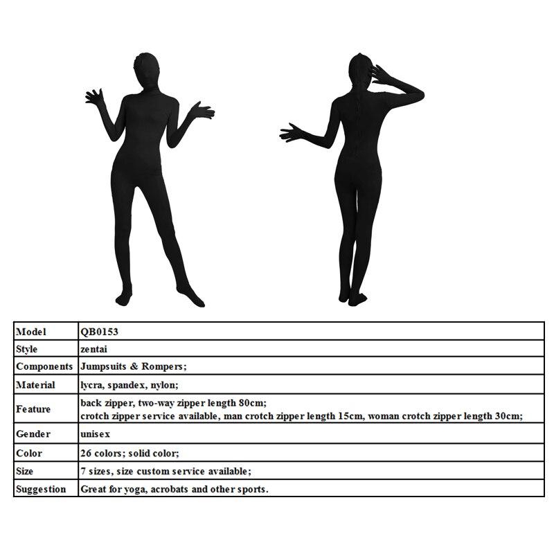 Bộ Trang Phục Cosplay Zentai Toàn Thân Bằng Vải Thun Lycra Zentai Ôm Dáng Hóa Trang Unisex Cho Người Lớn | BigBuy360 - bigbuy360.vn