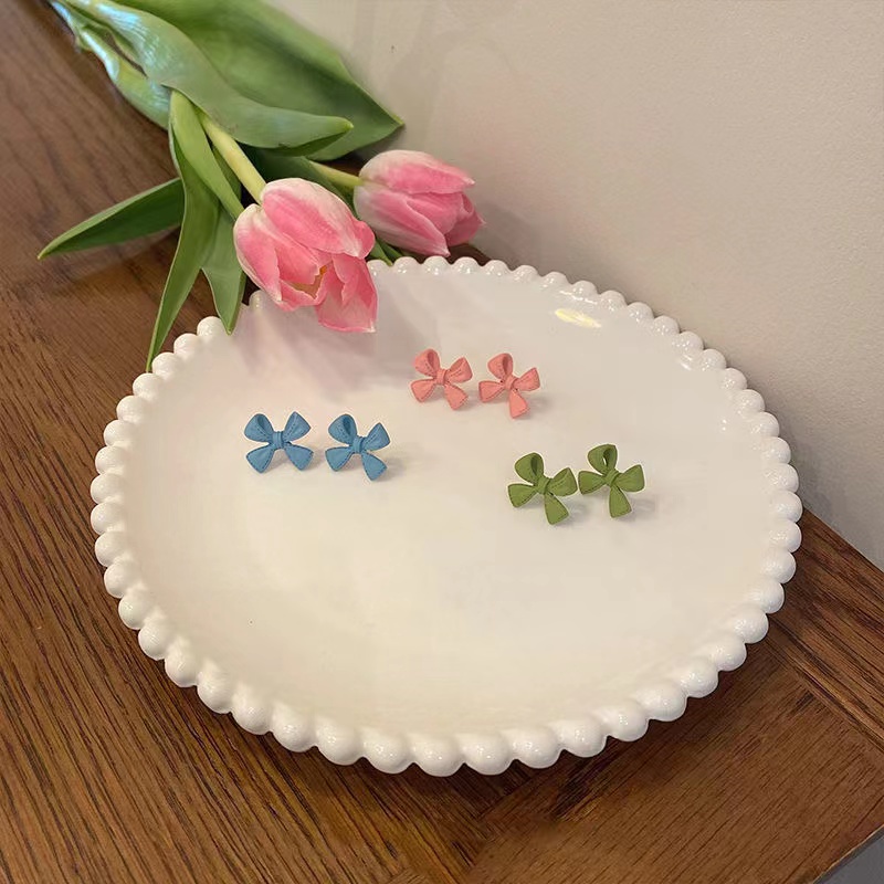 Bông Tai S925 Hình Nơ Dễ Thương Dành Cho Nữ