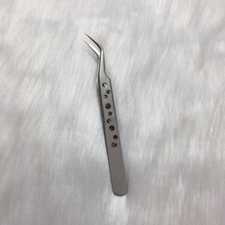 Nhíp ( Panh) Cong có lỗ, gắp mi, lông yến, linh kiện điện tử