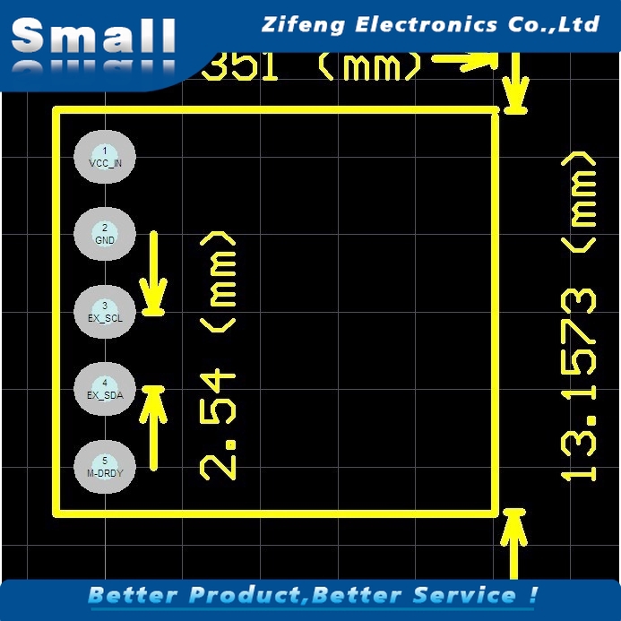 AXIS SENSOR AXIS Mô Đun Cảm Biến La Bàn Gy-273 3v-5v Qmc5883L Cho Arduino