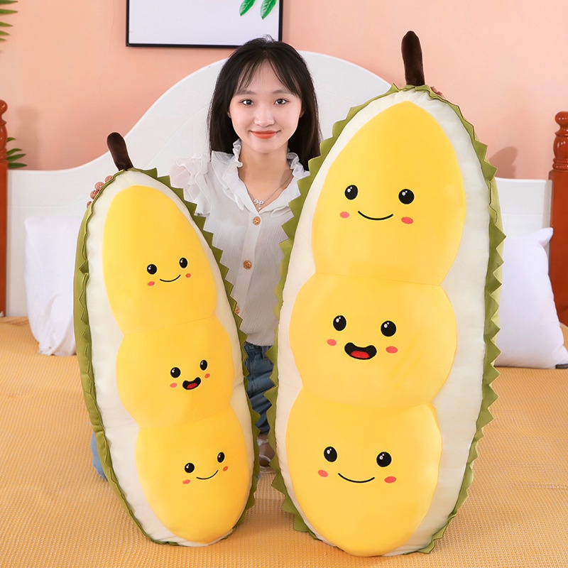 Gối Ôm Nhồi Bông Hình Hạt Đậu Đáng Yêu