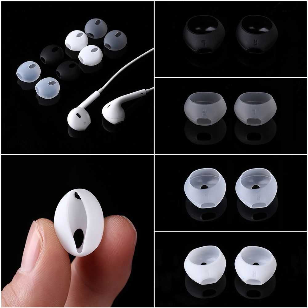 Đệm bọc tai nghe thay thế bằng silicon mềm nhiều màu chống sốc tiện lợi
