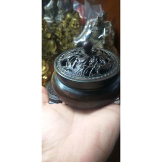 Lư tròn mini trơn  9x8cm