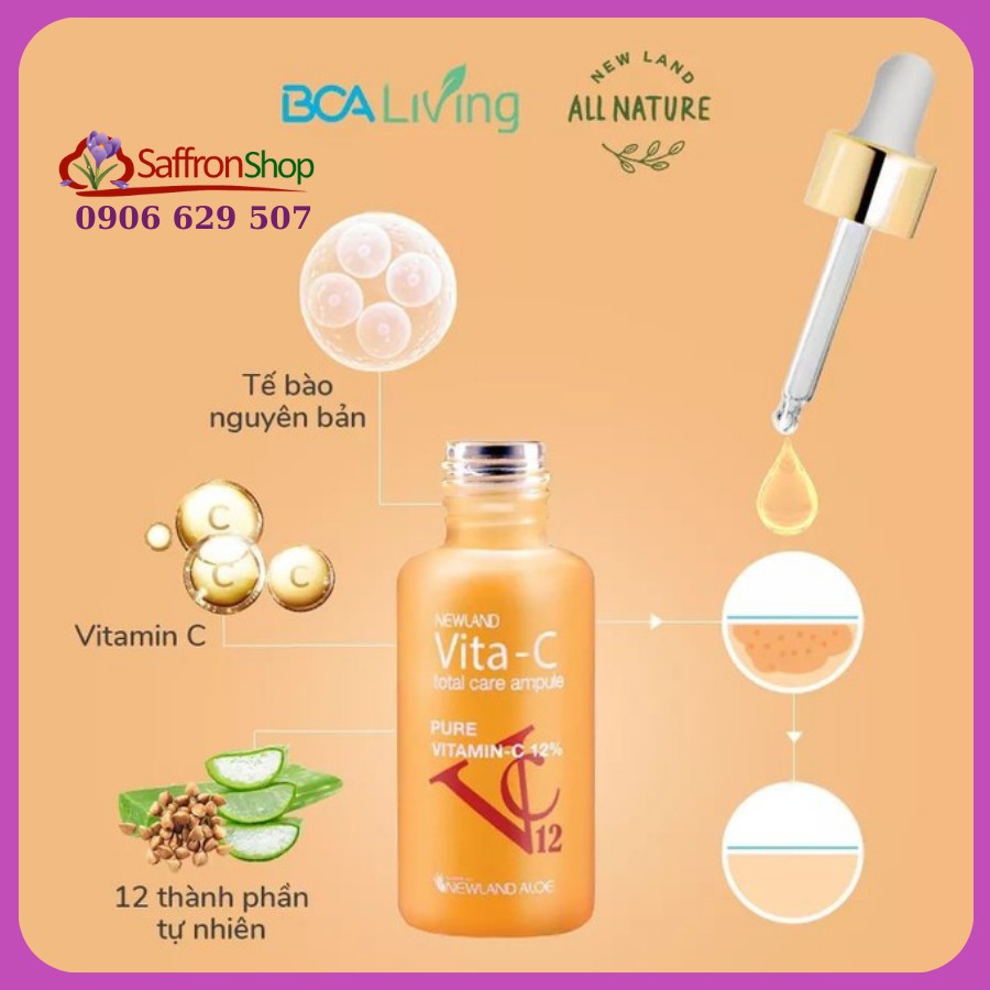 Tinh Chất Cô Đặc Vita-C Total Care Ampule (6 lọ) | BigBuy360 - bigbuy360.vn