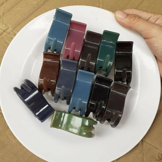 Kẹp tóc 3 răng màu loại bóng (màu ngẫu nhiên)