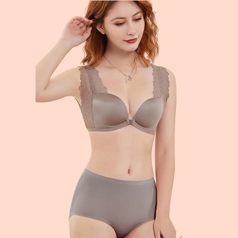Áo Bra Ren Bảng To Cài Trước SU Official, Áo Lót Nữ Nâng Ngực Mút Mỏng 2160