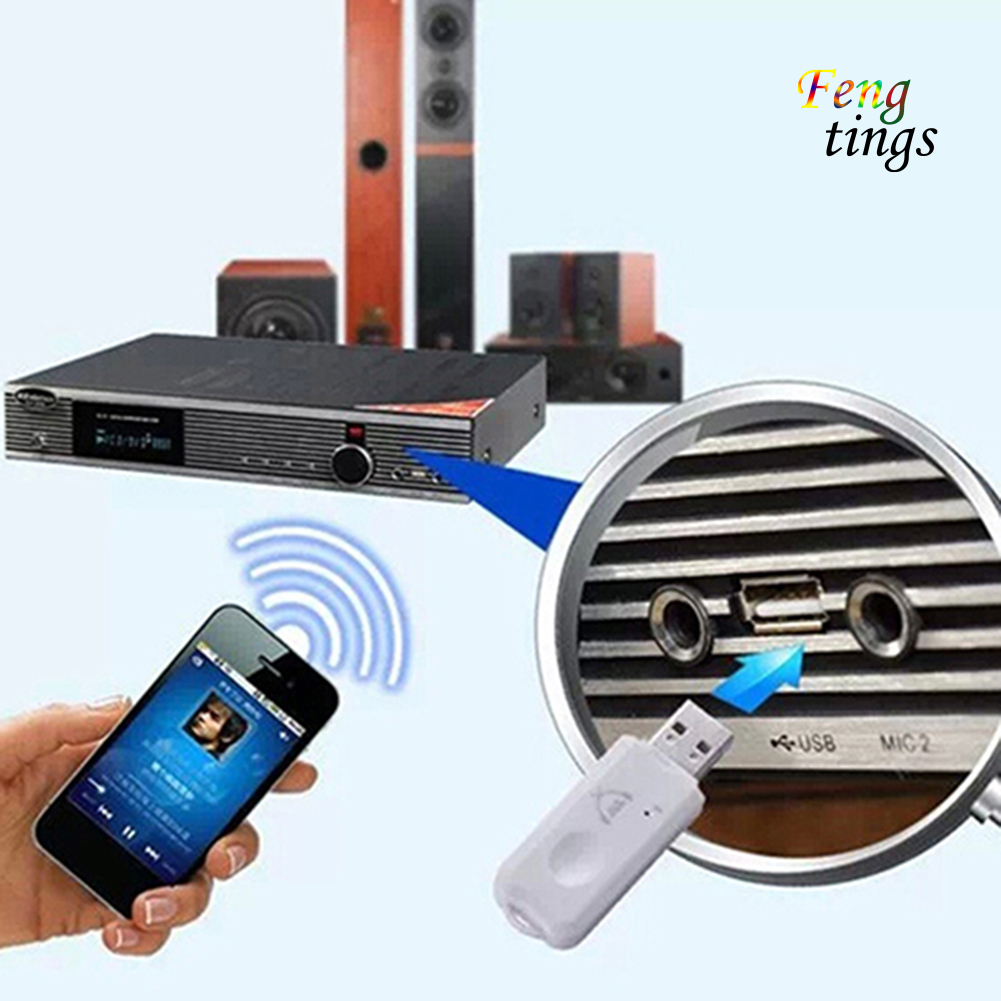 Thiết Bị Thu Phát Âm Thanh Bluetooth Không Dây Cho Xe Hơi