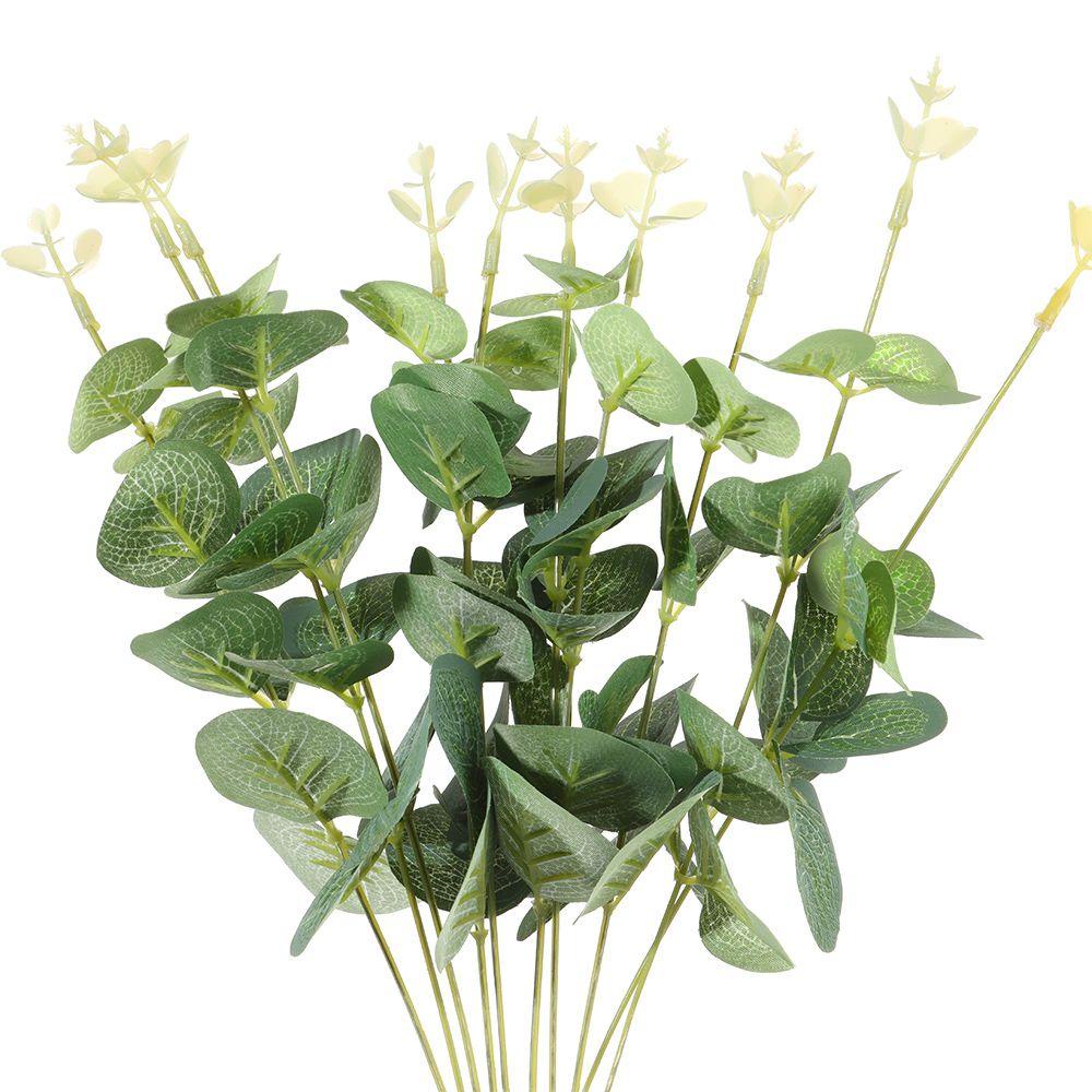 SUYO Set 10 Cành Khuynh Diệp Nhân Tạo Trang Trí Tiệc Cưới