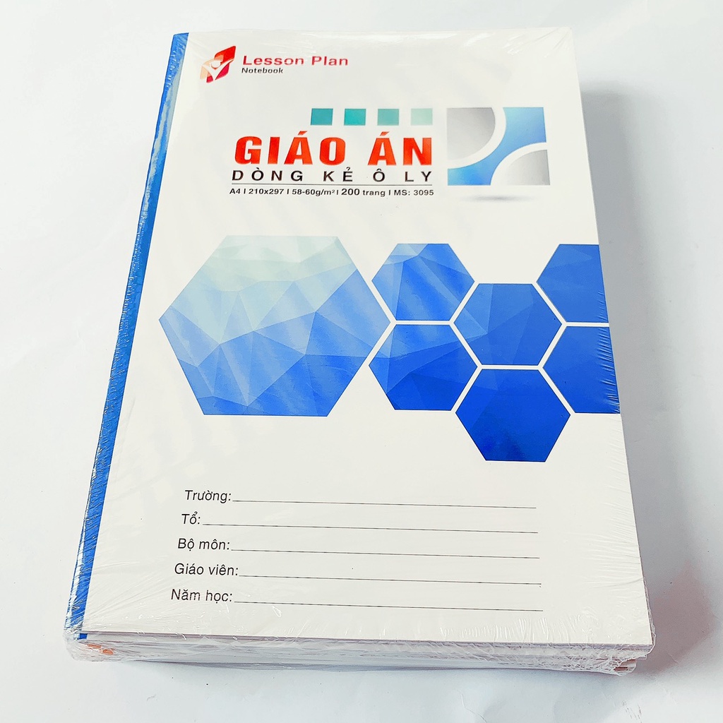 Sổ Giáo án A4 kẻ ô ly 200 trang Hải Tiến