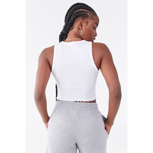Áo croptop sát nách 3 lỗ xoăn lai 3 màu vnxk | BigBuy360 - bigbuy360.vn